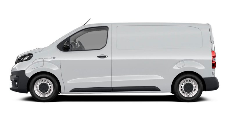 Toyota Proace EV Van GX Plus L1 exterior perfil