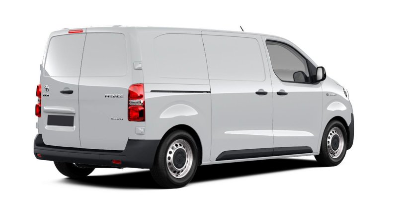 Toyota Proace EV Van GX Plus L1 exterior trasera