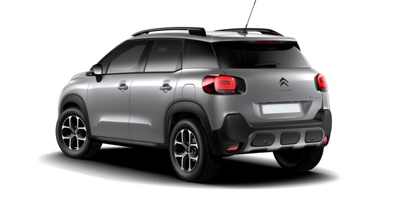CITROEN C3 Aircross 110 Plus gris acero exterior trasera