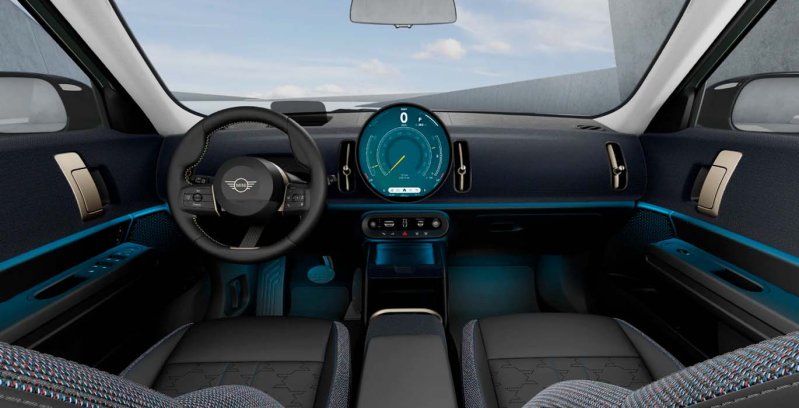 Mini Countryman E interior delantera
