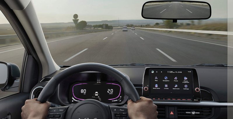 Kia Picanto Business 1.0 DPI interior delantera