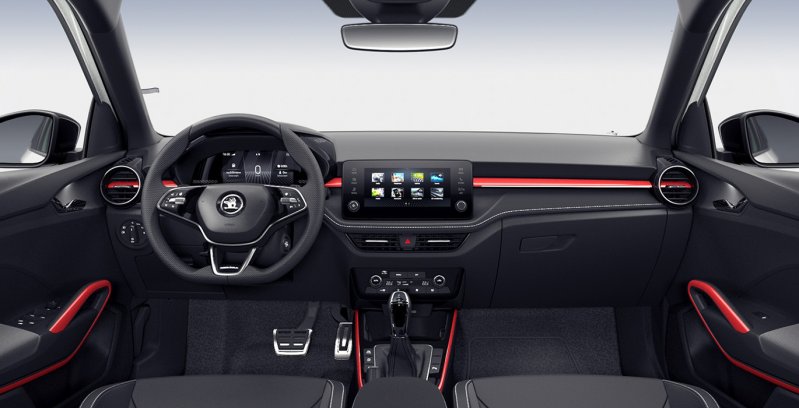 SKODA Fabia 1.0 TSI Monte Carlo DSG interior delantera