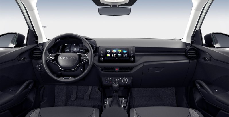 Skoda Fabia 1.0 TSI Essence interior delantera