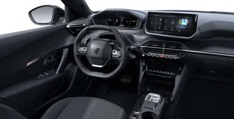 Peugeot 2008 Allure 136 Hybrid interior delantera