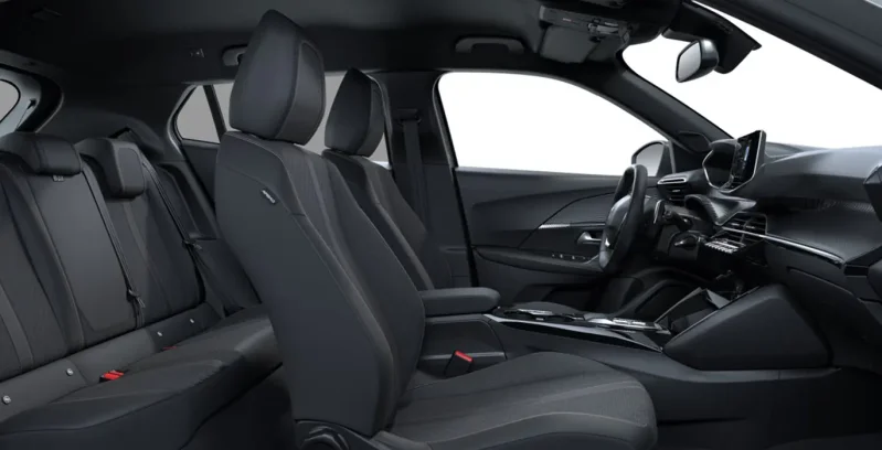 Peugeot 2008 Allure 136 Hybrid interior trasera