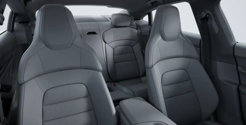 Porsche Taycan 4 interior trasera