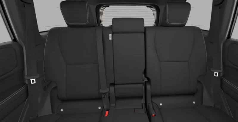 Toyota Land Cruiser 250 Hybrid 48V VX interior trasera
